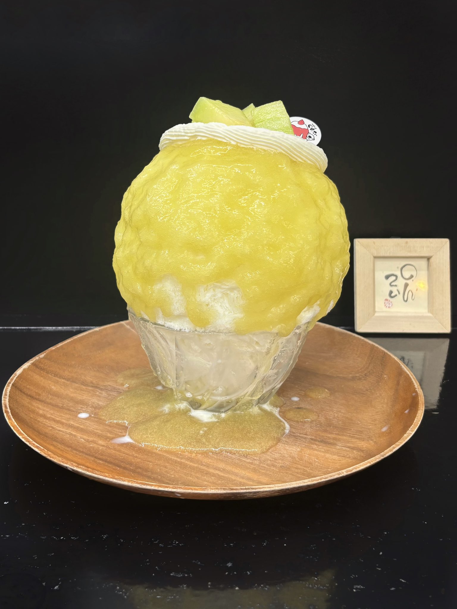 メロン にゃんこかき氷チャーム ❣️在庫処分SALE更に値引き❣️☆メロンかき氷と白クマちゃん2