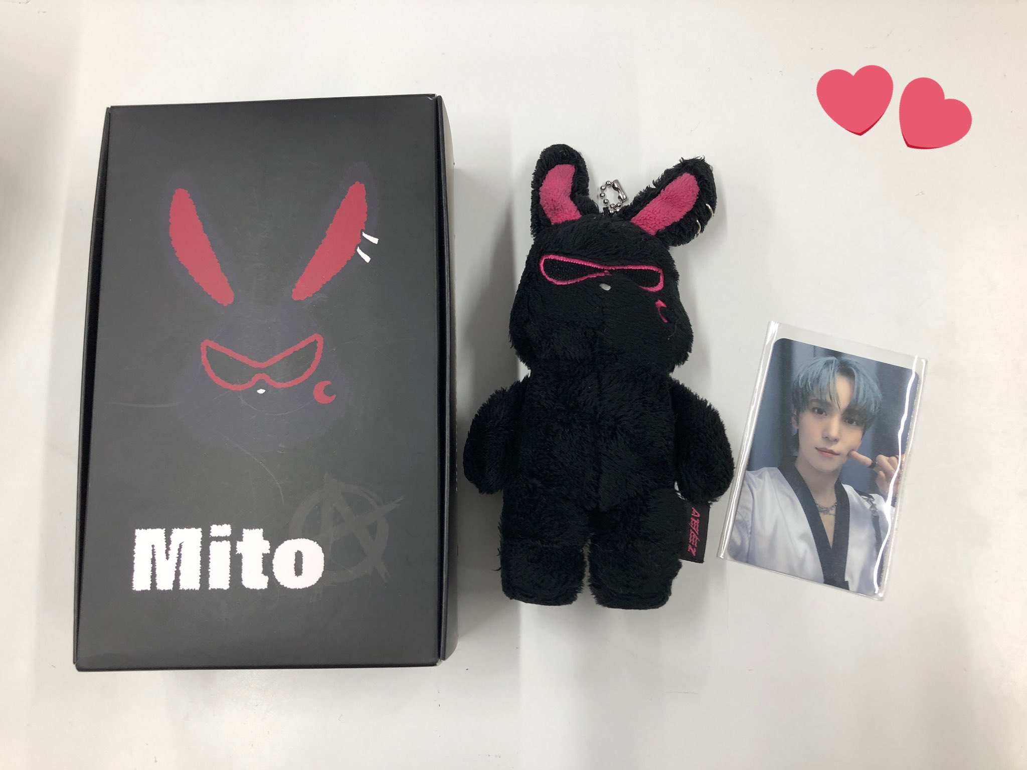 ATEEZ ホンジュン　 mito キーリング　トレカ付き ATEEZ ANITEEZ ホンジュン チュンラミ キーリング トレカ付き