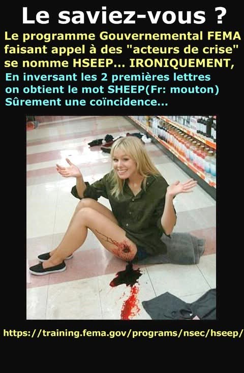 Bon à savoir ! Vous pensez qu'on utilise des acteurs, pour nous faire croire n'importe quoi ? 🧐
C'est peut-être le cas, renseignez-vous... 👇