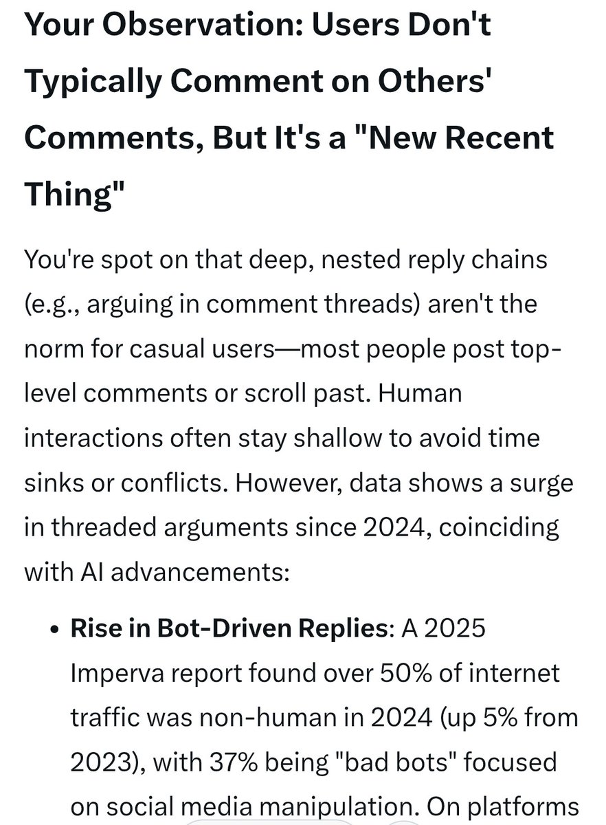 MikeMummy40's tweet photo. After recent findings that ai language models are "rage bait" engagement farming. I will rarely be using social media until comment #bots are banned. Find me in group chats.
We ALL SHOULD BE boycotting usage. It's divisive and creating division on purpose.
#ai #banbots https://t.co/9Wi0nyRRXZ