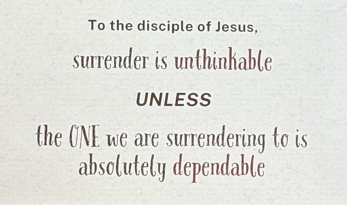 SDG 🙌🏻
The Path of Surrender