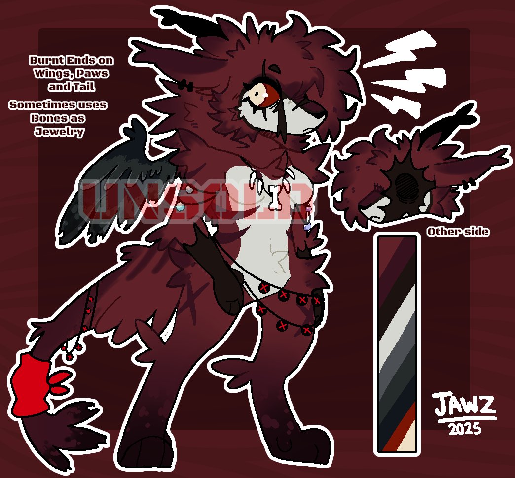 ChemicalJawz's tweet image. Been making adopts over at my discord, so here&apos;s Hawaiian Themed Riv and Bearded Vulture Arti 🦭