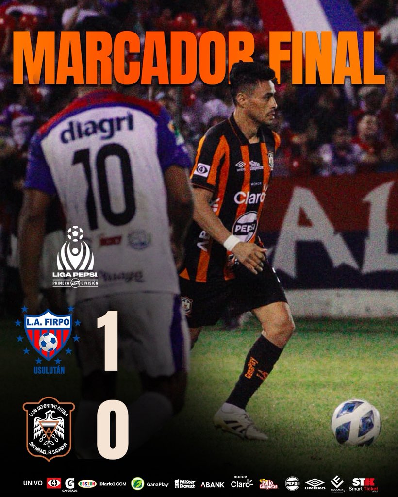 ⏱️ 𝐅𝐈𝐍𝐀𝐋 𝐃𝐄𝐋 𝐏𝐀𝐑𝐓𝐈𝐃𝐎 ⚽️

#VamosÁguila | #ElMásGrande🦅