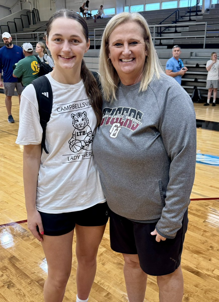 GreyleeKramer's tweet image. Thank you, Coach @mrdenney12 for the invite to camp today! I enjoyed meeting you and Coach @GingerColvin15! Good luck this season, @LTB_CU!