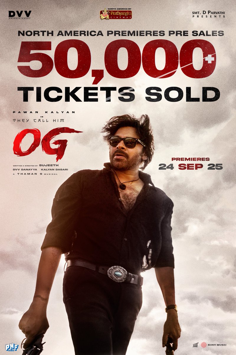 DVVMovies's tweet image. Records keep falling… the OG of Box Office keeps rising 😎🔥

ALL TIME FASTEST……
#OG #TheyCallHimOG