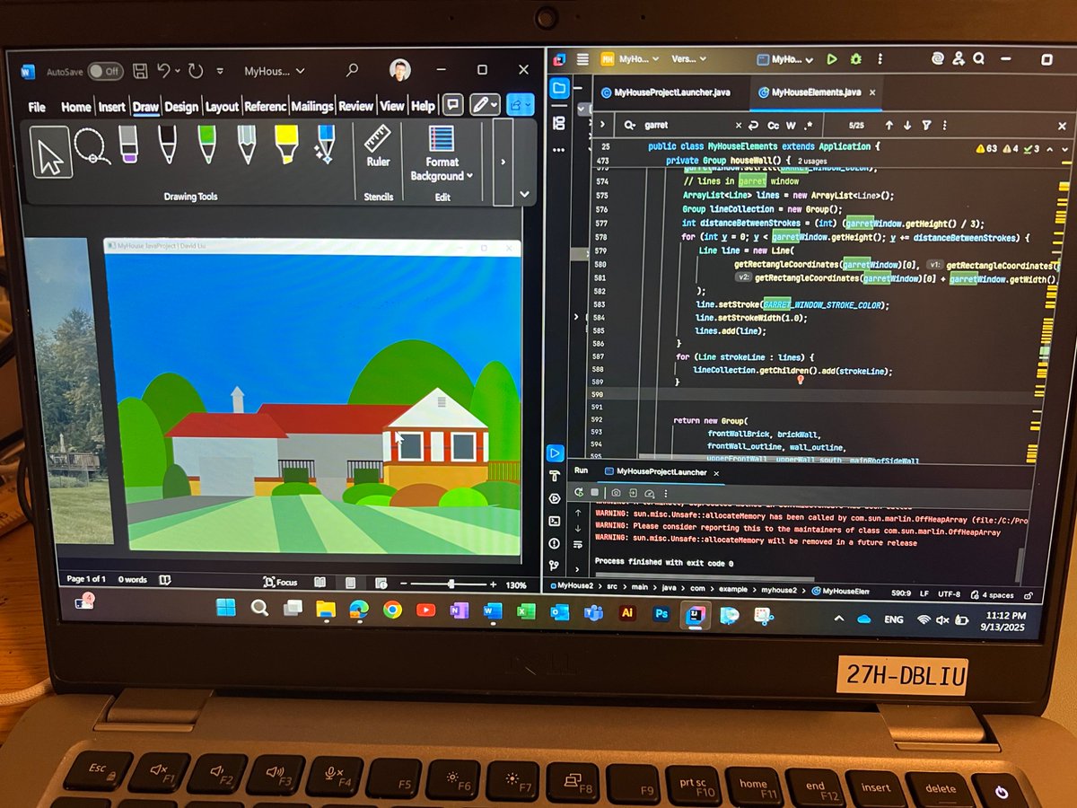 DavidLi62210278's tweet image. Finally finished my biggest school project so far. Spending 6 hours of hard coding on this… 😇
#daily #randomTopic #school