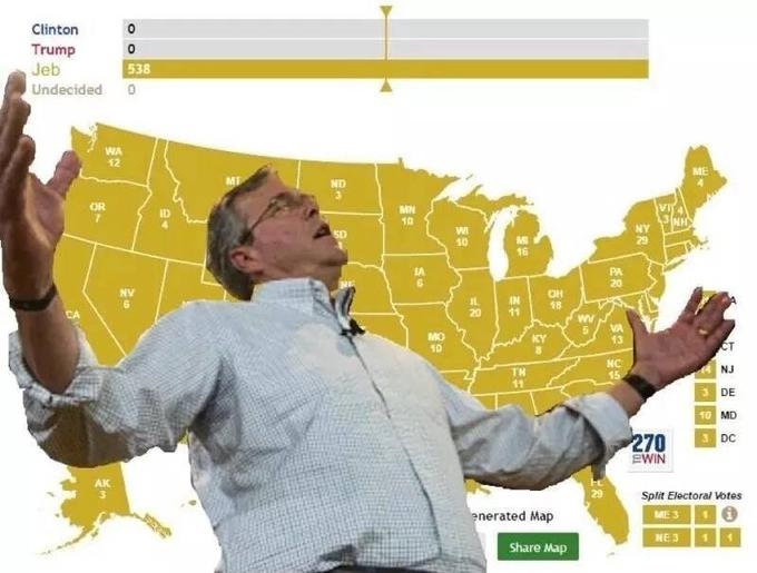 that one meme image of Jeb bush is canon in The Crew now