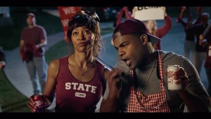 GoState1899's tweet image. My superstition and routine when I watch the Bobcats is to drink one of these bad boys.

Why you may ask? Well for staters, the shade of maroon matches their colors and bc the Dr Pepper Fansville commercials have a fictional “State” team that looks exactly like Texas State. 🏈