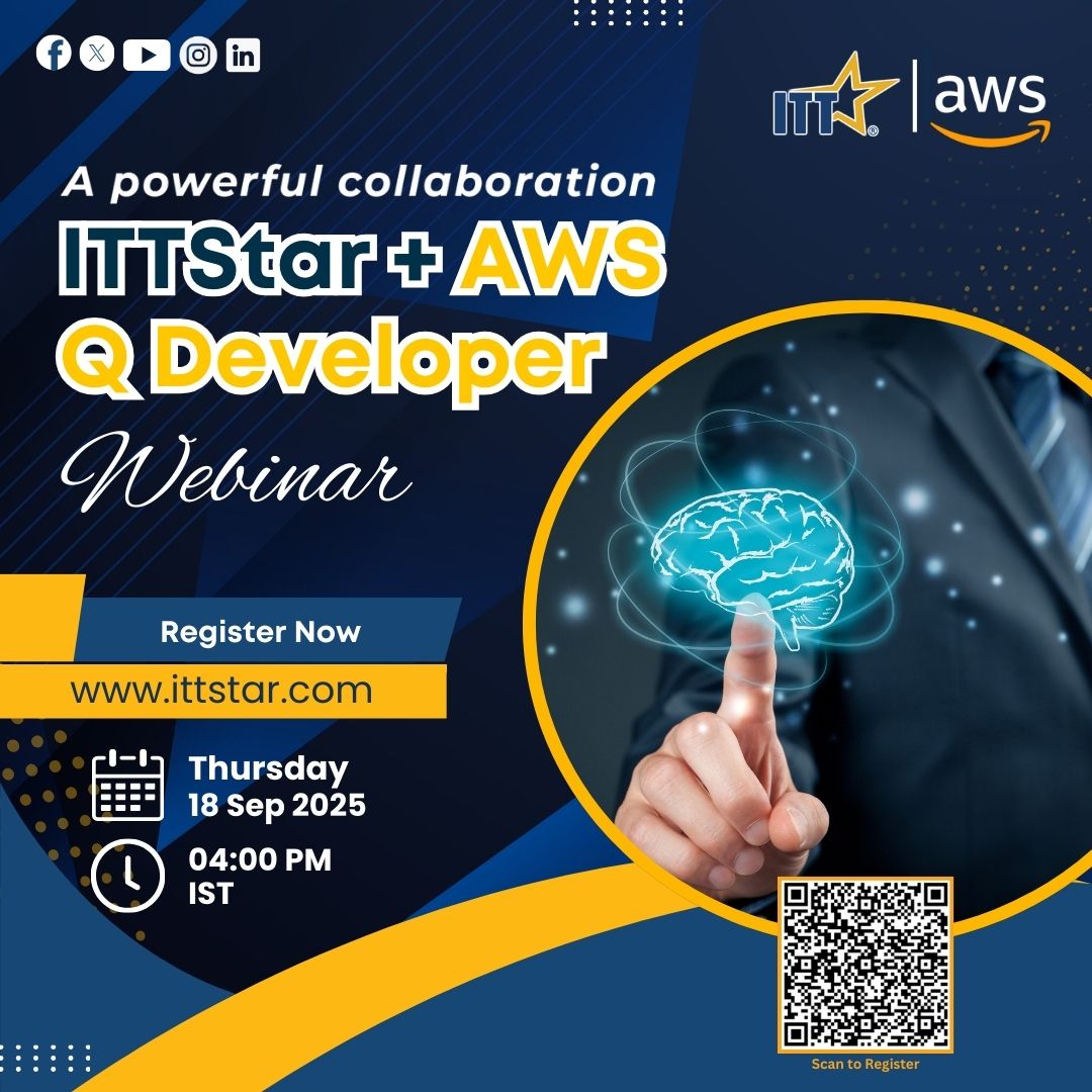 Team_ITTStar's tweet image. When two leaders come together, you can expect real value. ITTStar and AWS are bringing this session to help developers like you unlock the true potential of AWS Q Developer.
📅 September 18 | 4 PM IST
🔗 Register now: bit.ly/4gjgzCQ
#AWS #AWSQDeveloper #AWSWebinar