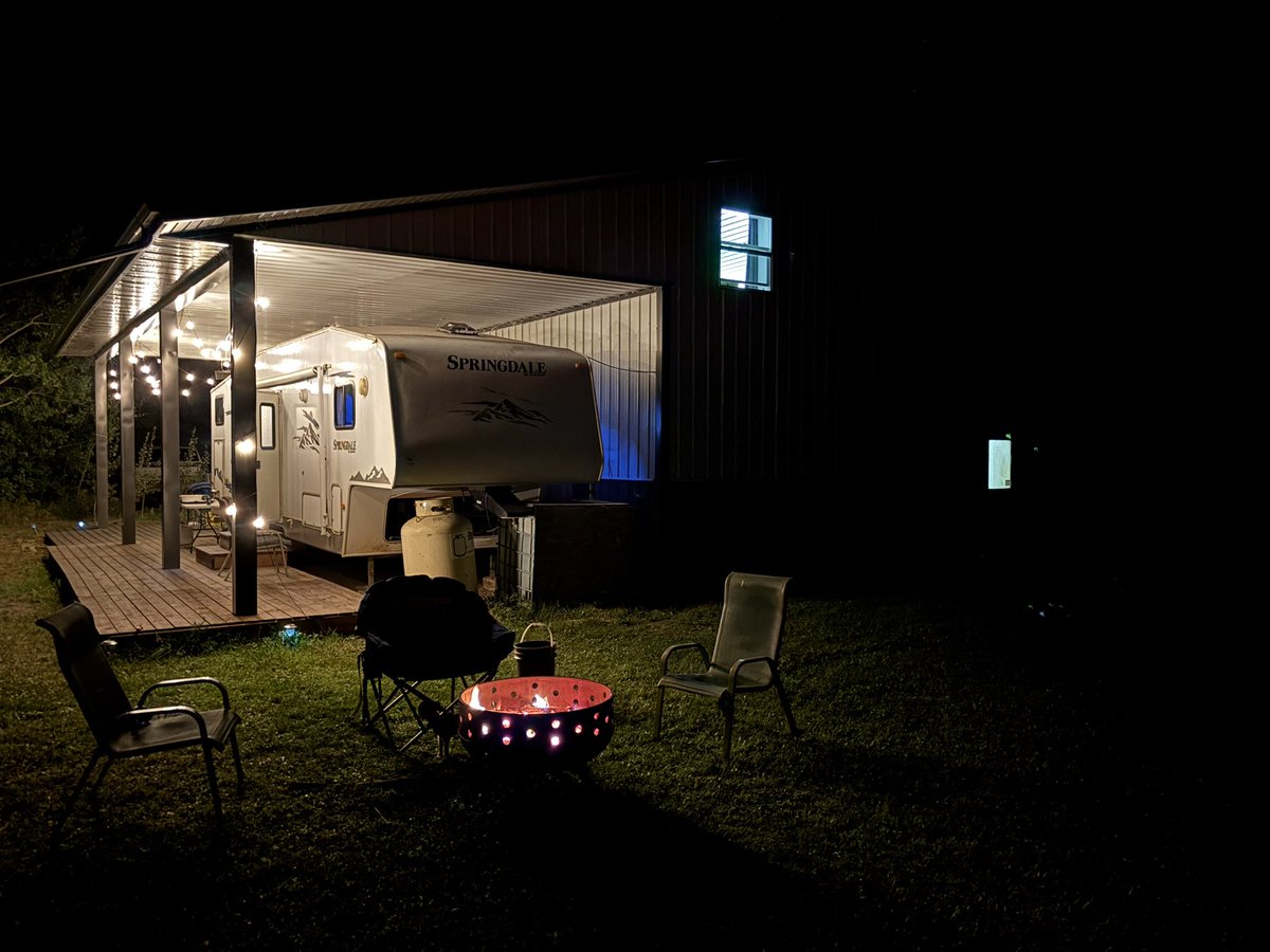 Enjoying the fire at the lake, wife and kids turned in early.  Beautiful night.