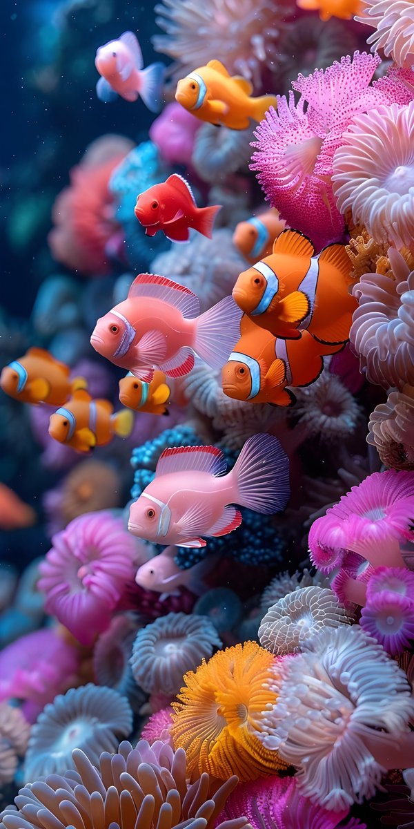 Vibrant underwater paradise🌊🐠