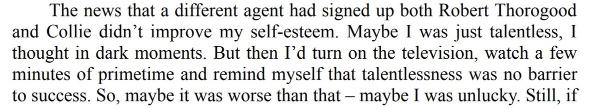JustBolognese's tweet photo. @RadishHarmers The first half of this tweet reminded me of this bit from David Mitchell's memoir lol https://t.co/8OacCi4D6A