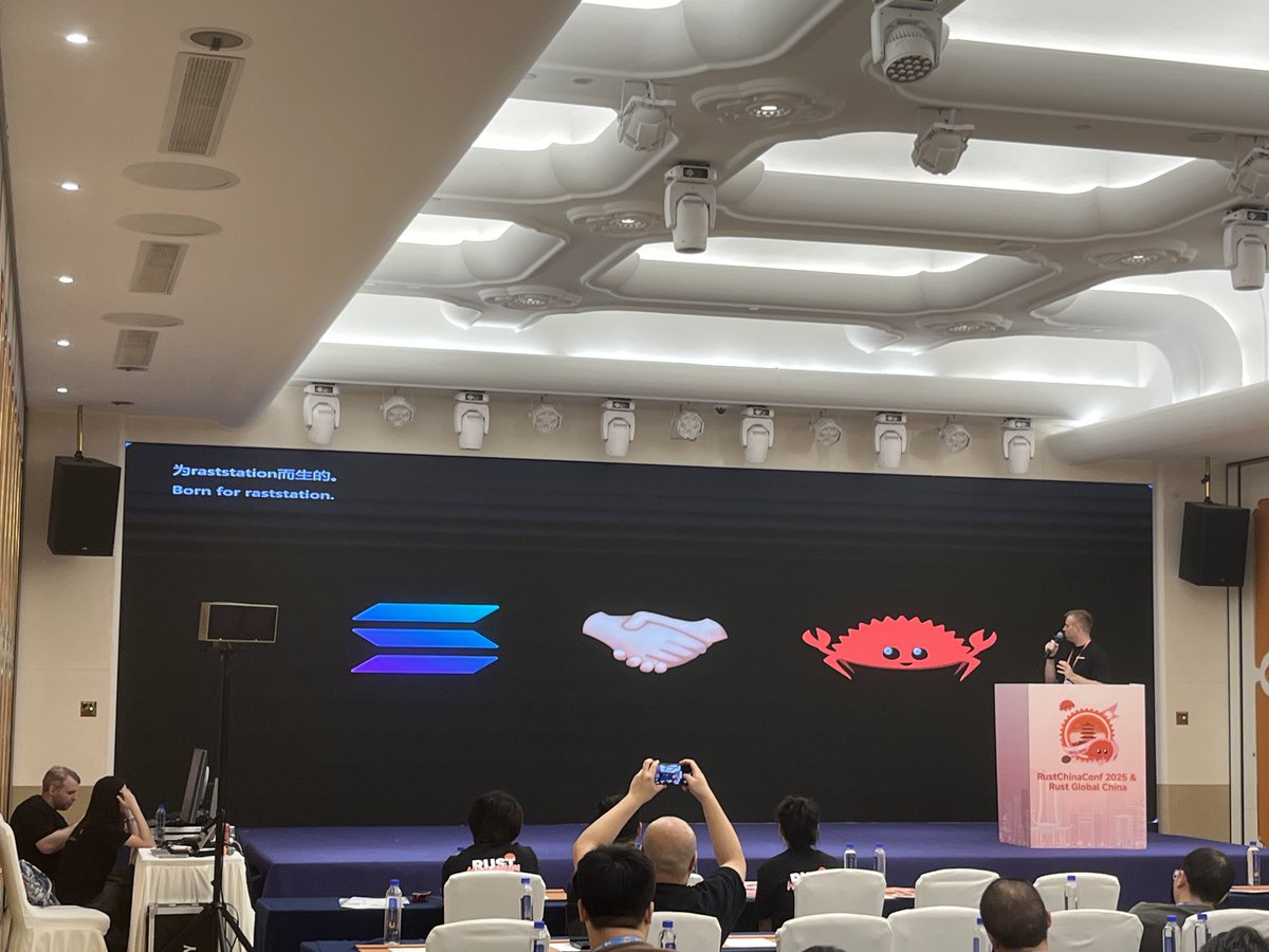 Mikkke_crypto's tweet image. Solana in Rust Global China is heating up! 🔥🔥🔥 We got 150+ new talented Rust developers getting started on @solana !
Big shoutout to @Solana_zh @deanmlittle @blueshift_gg @StackClass