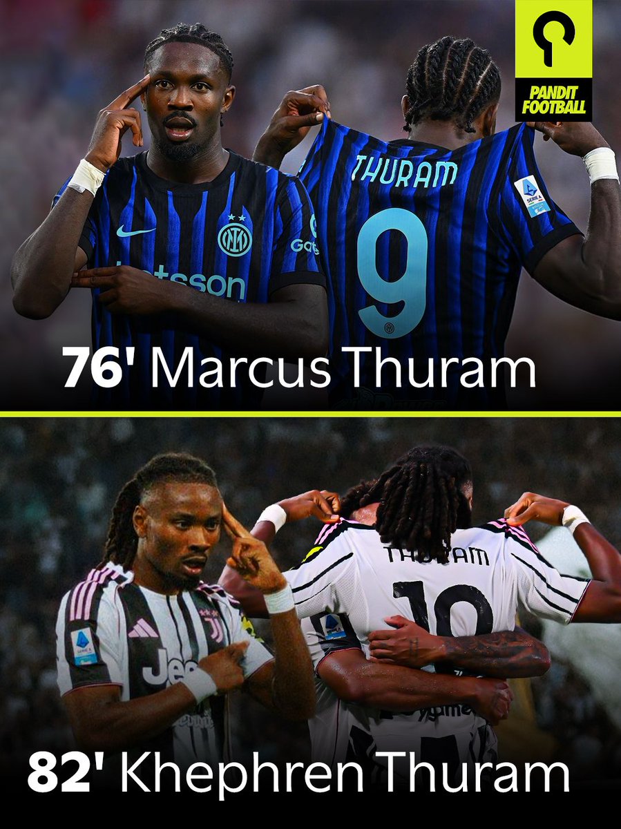 Marcus dan Khephren Thuram mencetak gol dalam laga panas Derby d’Italia yang disaksikan langsung oleh ayah mereka, Lilian Thuram. Aksi mereka jadi sorotan dalam pertandingan penuh tensi tersebut.

Menariknya, Khephren meniru selebrasi khas Marcus usai mencetak gol penyama.
