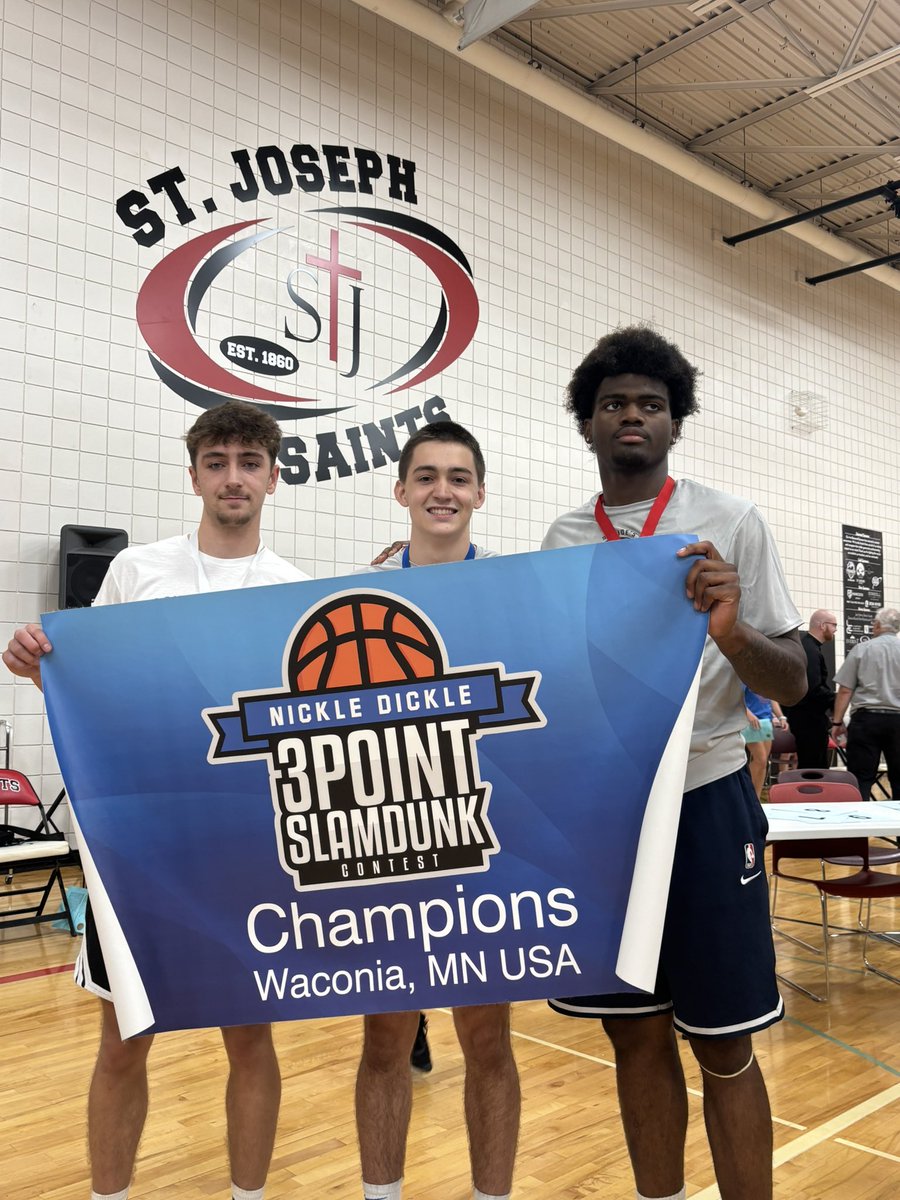 2025 Nickle Dickle Dunk Contest Winners:

🥇 1st: <a href="/DylanHaugen23/">Dylan Haugen</a>
🥈 2nd: <a href="/_King_James8/">Dion King James</a>
🥉 3rd: <a href="/LincolnBusse/">lincoln busse</a>

Was that the best high school dunk contest showdown ever in Minnesota??!

James: 50, 50, 50, 50
Haugen: 50, 50, 50, 50
👉 Haugen wins on the judges’ tiebreaker decision!