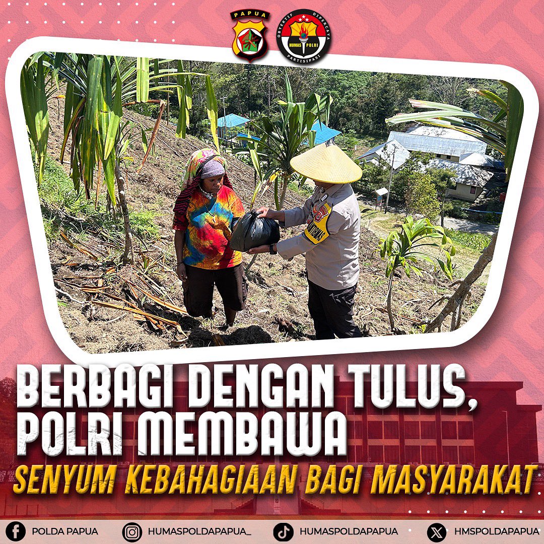 Berbagi Dengan Tulus, Polri Membawa Senyum Kebahagiaan Bagi Masyarakat