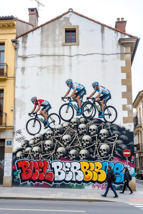 . <a href="/lavuelta/">La Vuelta</a> Ya erais una vergüenza en respeto x lo ambiental (sin escrúpulos en P. N. y asfaltando accesos a otros espacios naturales), y habéis demostrado en esta edición que teneis una catadura moral en lo humano sin parangón.Que os vea Rita próximas ediciones! #BoicotALaVuelta