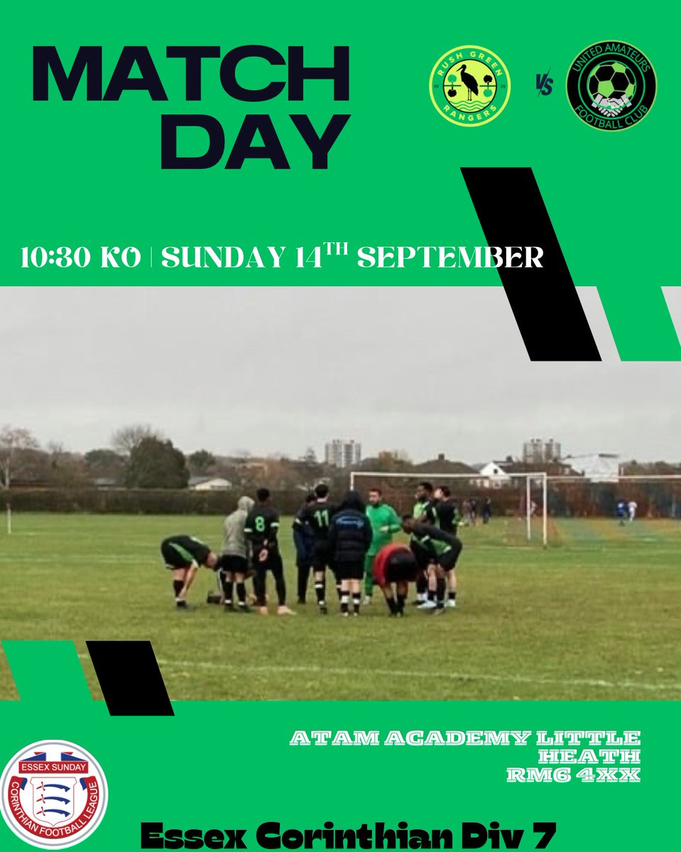 Matchday #1 vs <a href="/RG_Rangers/">Rush Green Rangers</a>