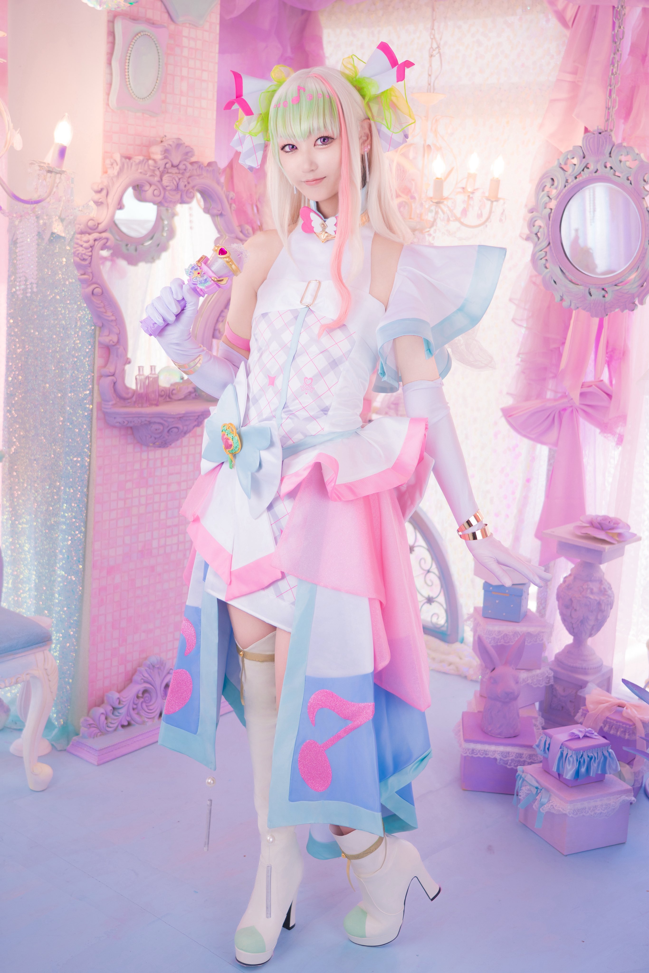 キミとアイドルプリキュア キュアズキューン コスプレ一式 Amazon.co.jp: [BANBAS] 実物撮影！キミとアイドルプリキュア