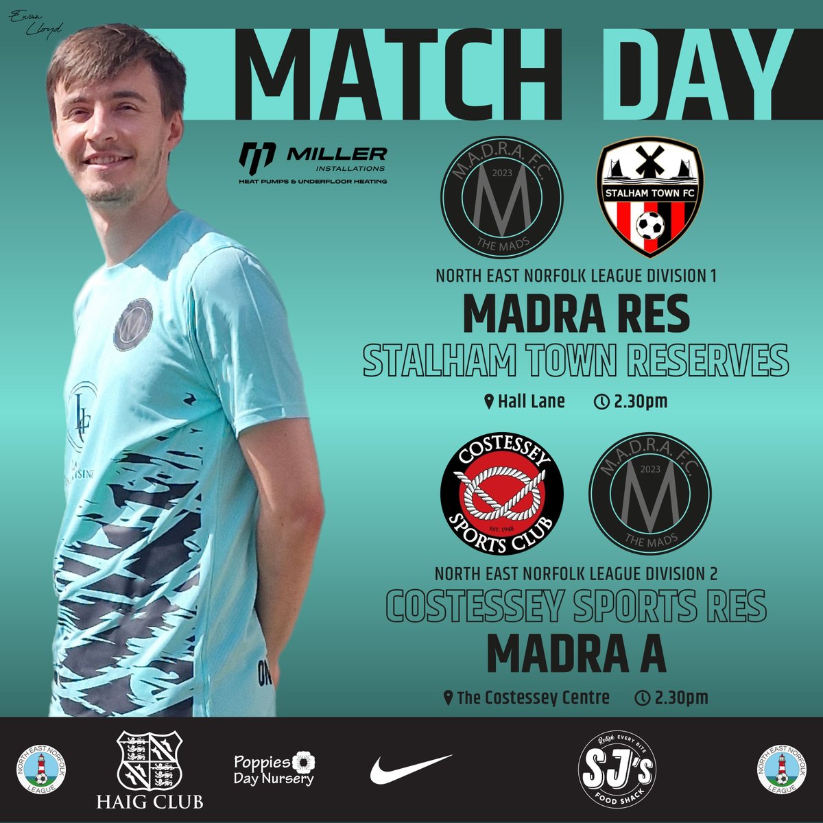 MADRA FC (@madrafc) on Twitter photo ๐ ๐๐ง๐๐ ๐๐๐ฌ
Reserves welcome <a href="/StalhamTown/">Stalham Town FC</a> Reserves to Hall Lane.
Bar open from Midday.
A's on the road again, away to <a href="/CostesseySport1/">Costessey Sports Mens</a> Reserves.
#UpTheMads #OneStepBeyond ๐ ๐๐ง๐๐ ๐๐๐ฌ
Reserves welcome <a href="/StalhamTown/">Stalham Town FC</a> Reserves to Hall Lane.
Bar open from Midday.
A's on the road again, away to <a href="/CostesseySport1/">Costessey Sports Mens</a> Reserves.
#UpTheMads #OneStepBeyond