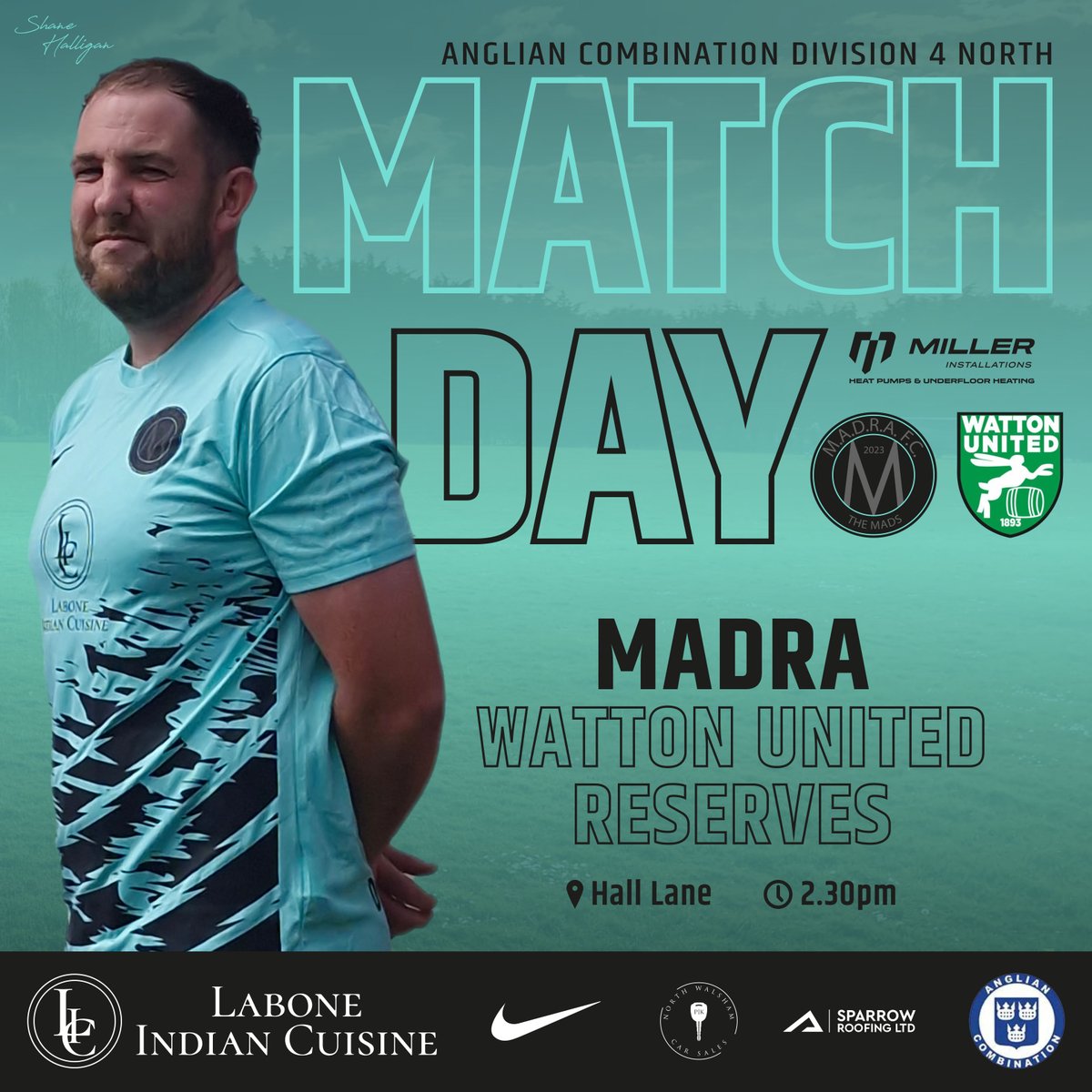 MADRA FC (@madrafc) on Twitter photo ๐ ๐๐ง๐๐ ๐๐๐ฌ
Back to league action as we host <a href="/WattonUnitedFC/">Watton United FC</a> Reserves at Hall Lane. Bar open from midday.
Get down and cheer on the lads and see if they can keep this run going.
#UpTheMads #OneStepBeyond ๐ ๐๐ง๐๐ ๐๐๐ฌ
Back to league action as we host <a href="/WattonUnitedFC/">Watton United FC</a> Reserves at Hall Lane. Bar open from midday.
Get down and cheer on the lads and see if they can keep this run going.
#UpTheMads #OneStepBeyond