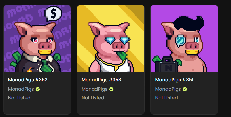 caokik's tweet photo. @MonadPigs GPigs, i have 3 types🥰🥰🥰 https://t.co/vJmQdBNnDF