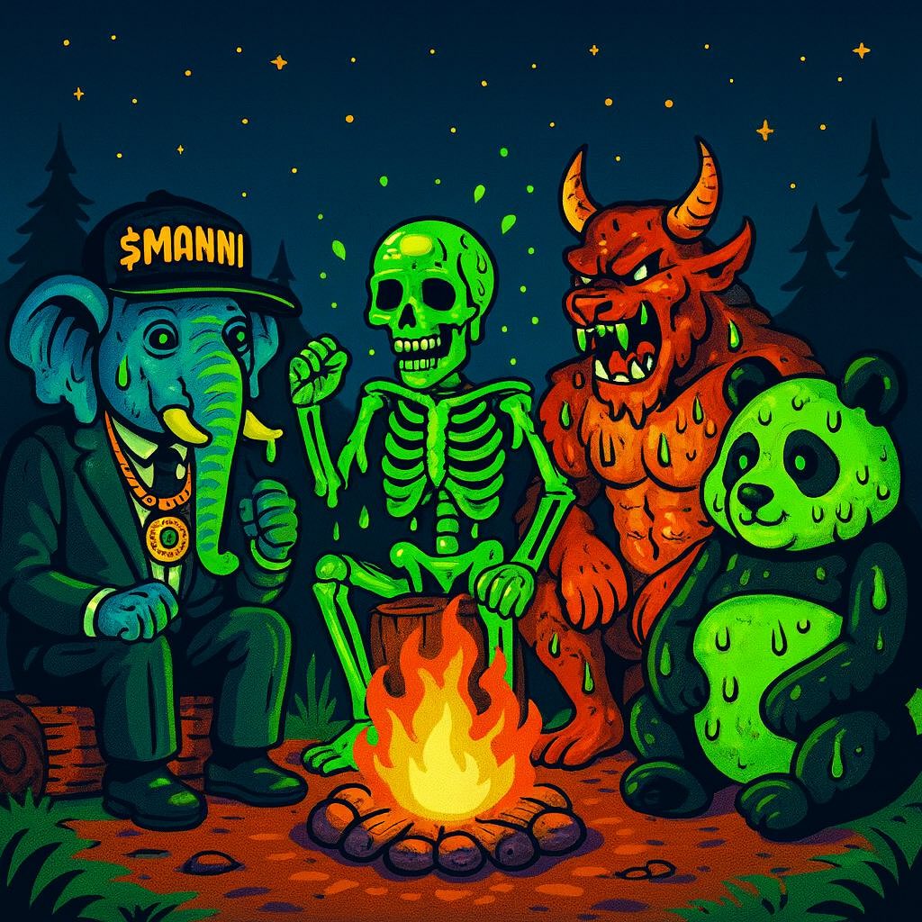 skeletonsui (@skeletonsui) on Twitter photo 🚨 4x Collab Giveaway 🚨
The meme forces unite:
💀 <a href="/skeletonsui/">skeletonsui.sui</a>
🐷 <a href="/ManBearPig_25/">ManBearPig</a>
🐼 <a href="/0xPandaSui/">PandaSui</a>
🐘 @mannimammothsui
💰 $40 prize pool ($10 from each project)
📜 How to enter:
1⃣ Follow all 4 accounts + join TGs
2⃣ Like, RT & tag 2 $SUI meme lovers
3⃣ Drop your BEST meme with 🚨 4x Collab Giveaway 🚨
The meme forces unite:
💀 <a href="/skeletonsui/">skeletonsui.sui</a>
🐷 <a href="/ManBearPig_25/">ManBearPig</a>
🐼 <a href="/0xPandaSui/">PandaSui</a>
🐘 @mannimammothsui
💰 $40 prize pool ($10 from each project)
📜 How to enter:
1⃣ Follow all 4 accounts + join TGs
2⃣ Like, RT & tag 2 $SUI meme lovers
3⃣ Drop your BEST meme with