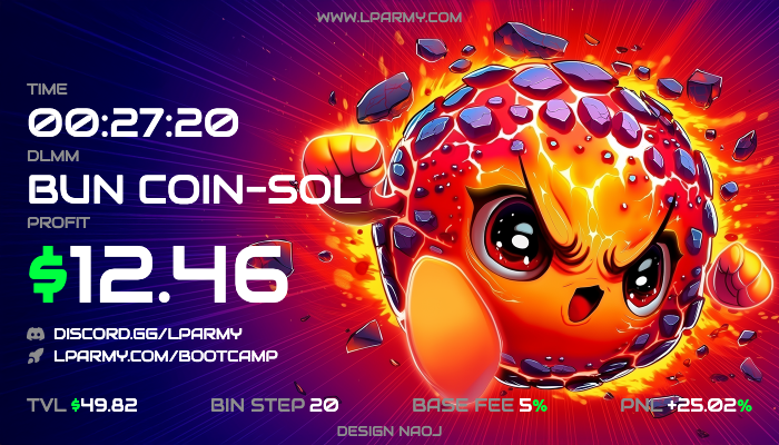 Tiny play on $bagwork 

Striving to get better at LPing everyday. It's like going to the gym, the more you do it, the more you get addicted to it. 

<a href="/MeteoraAG/">Meteora</a> <a href="/met_lparmy/">LP Army</a>