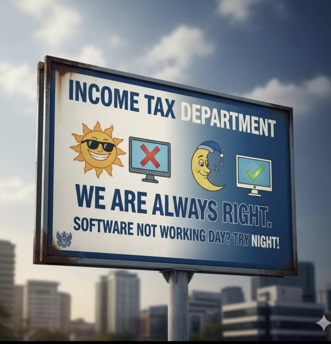 canishant001's tweet photo. Filing ITR on the Income Tax site feels like a punishment for being a responsible citizen. 🥲
#IncomeTax #ITR #TaxPayers #IncomeTaxIndia #ITRfiling #TaxSeason #ITRissues #TaxFiling #DigitalIndia #TaxCompliance https://t.co/8mY1y1uywa