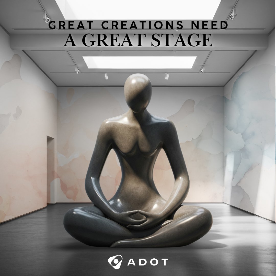 CROWNToken_ADOT's tweet image. We believe great creations deserve a great stage.

The new 👑 #ADOT experience aims to be the platform for people to discover some of #Web2 and #Web3&apos;s best kept secrets - creations and #creators that deserve to be seen.

News coming soon. 👀 Don&apos;t miss it:…