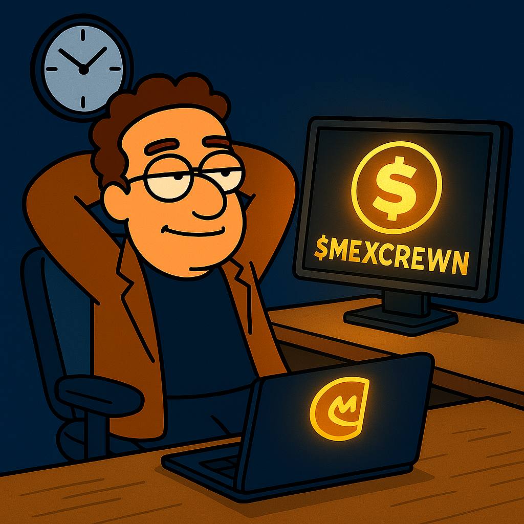 0xMeur's tweet photo. GM, #Mexcrewn cult.
The longer you stare at $MEXCREWN, the more it makes sense. https://t.co/aabYO81dFF
