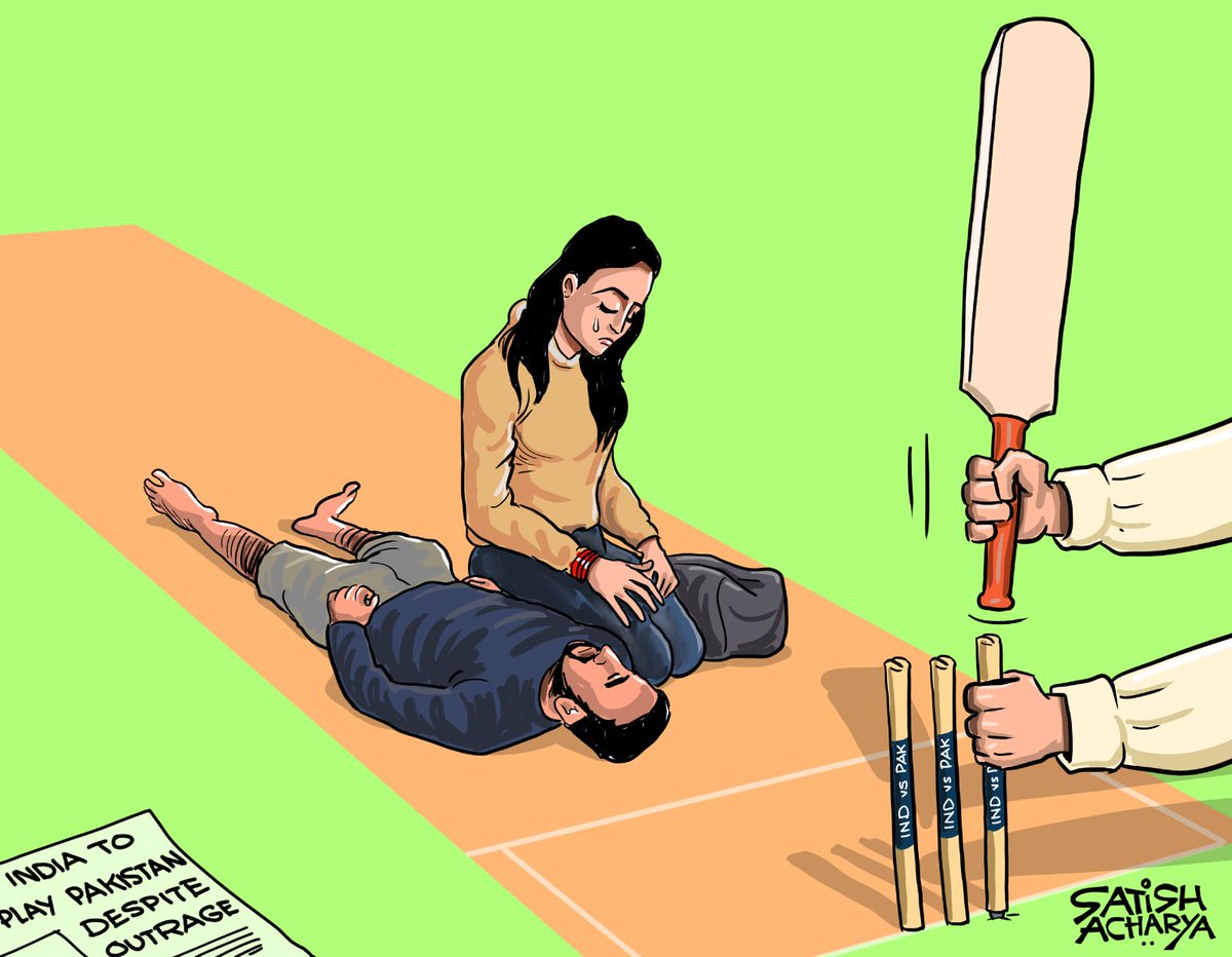 sayyad_abad's tweet image. #INDvsPAK
पहलगाम में 28 शहीदों का खून अब भी सूखा नहीं…
फिर भी मोदी सरकार पाकिस्तान के साथ क्रिकेट खेल रही है!
ये खेल नहीं, शहादत का अपमान है! 😡

#INDvsPAK #PahalgamAttack #India #Martyrs #Cricket #IndiaPakistanMatch