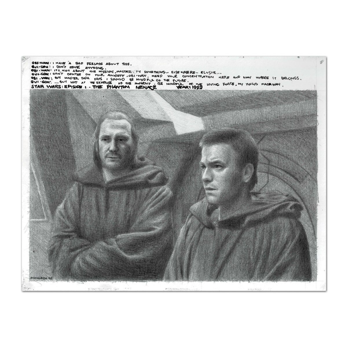 david_menorca's tweet photo. Wip, Qui Gonn and Obi-Wan
Graphite on paper on Paper
April 2025
#art #starwars #quigonn #obiwankenobi #phantommenace #graphiteportrait #realism #gift #handmadedrawing #portraitdrawing #portrait #weddinggift #realisticportrait #commissionsopen https://t.co/Uhf8vF4eND