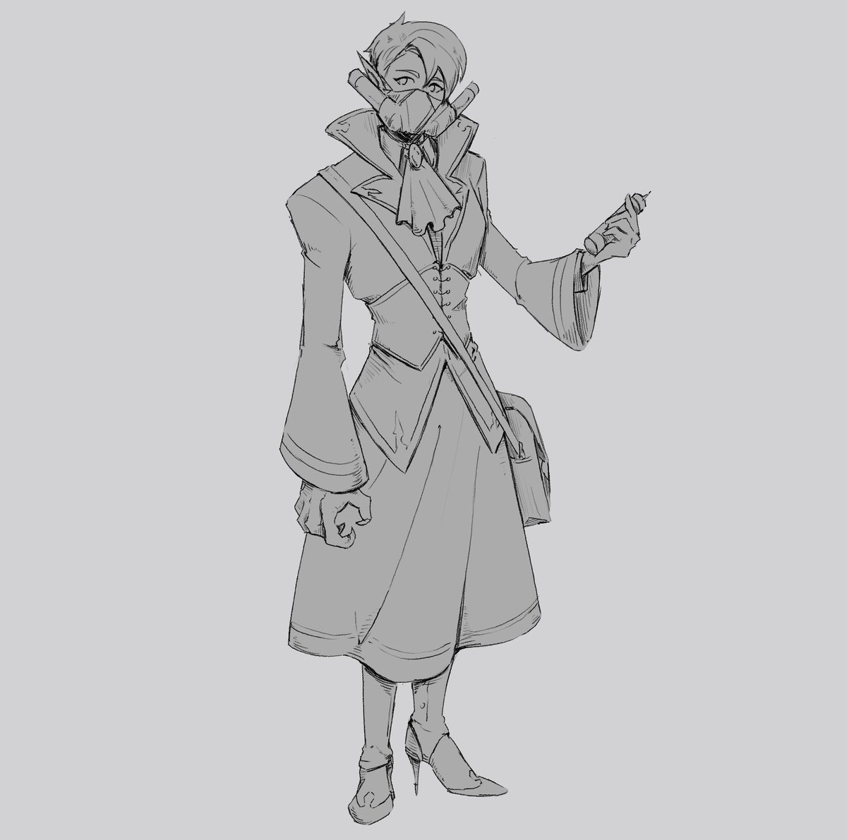 Day 13 of my sketchtember challenge where I try to design a character each day