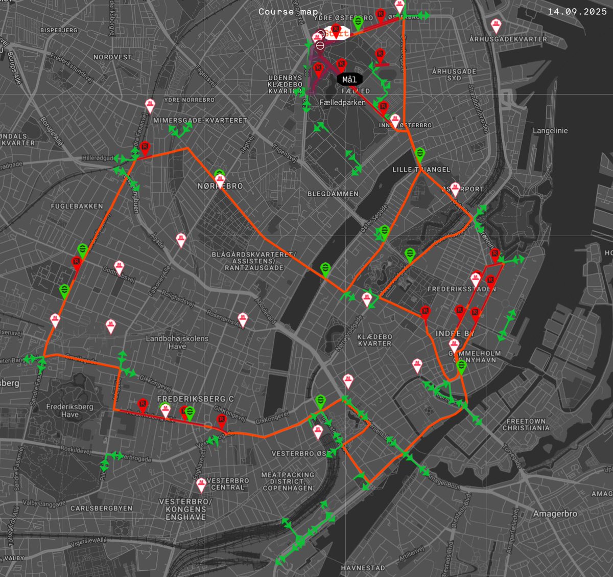 Så er det i dag, søndag, at der er halvmaraton i København og på Frederiksberg. Ruten er spærret for trafik mellem kl. 7:00 – 15:00, men bliver ophævet løbende.
Få mere info på: cphhalf.dk/trafik/

@P4KBHTRAFIK
<a href="/trafikken/">Trafikanten</a>
<a href="/KobenhavnPoliti/">Københavns Politi</a> 
<a href="/VDTrafikinfo/">Vejdirektoratet Trafikinfo</a> 
#trafikdk