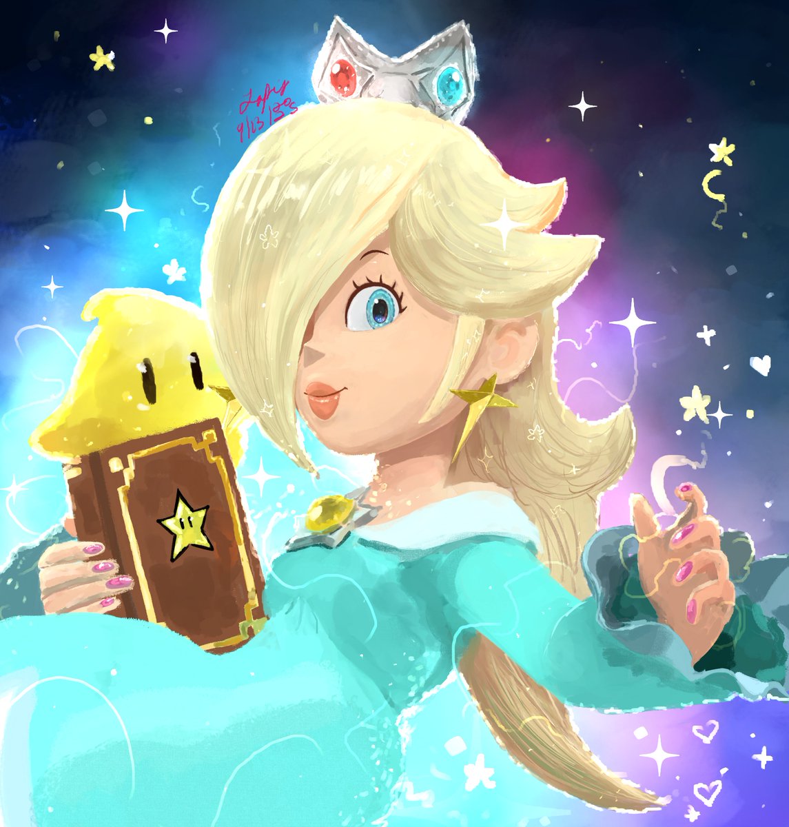LapisTheWolf's tweet image. ⋆｡°✩ ⭐️✩°｡⋆ HER STARS.

#Mario #Rosalina #2dart #SuperMarioBros