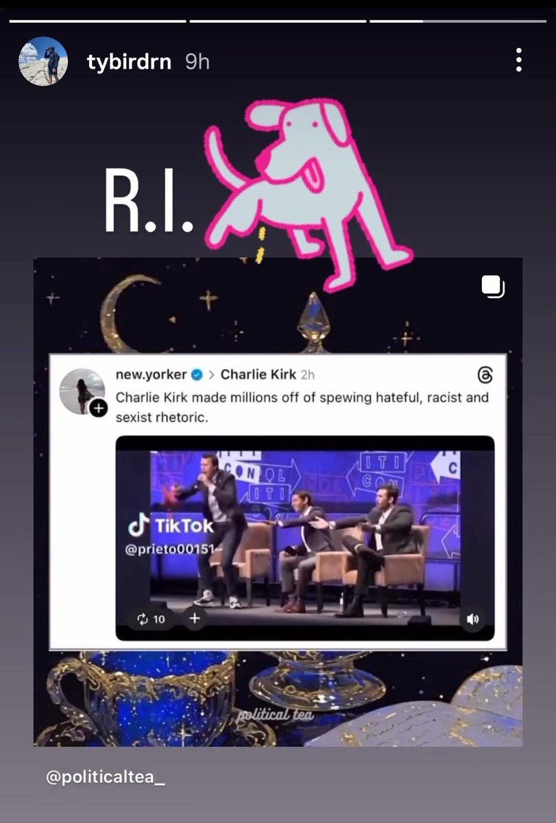 ScottPresler's tweet image. Meet Tyler Bird.

He’s a registered nurse at Temple University Hospital.

In response to Charlie Kirk’s assassination, he shared an Insta story adding, “R.I. [a dog Peeing over Charlie]”.

How can we trust him to take care of patients when he shows no empathy?

📍Philadelphia, PA