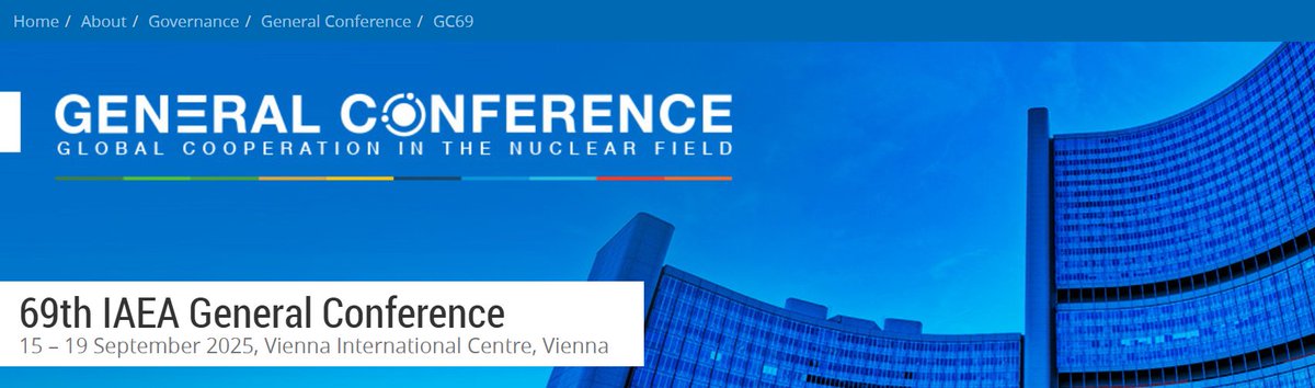 As the global nuclear community gears up for the upcoming 69th IAEA General Conference (Sept 15–19, 2025) at IAEA HQ, Vienna, Austria, we’re happy to share the following fusion-focused side events.

If you’re attending #IAEAGC  or happen to be at the Vienna International Centre