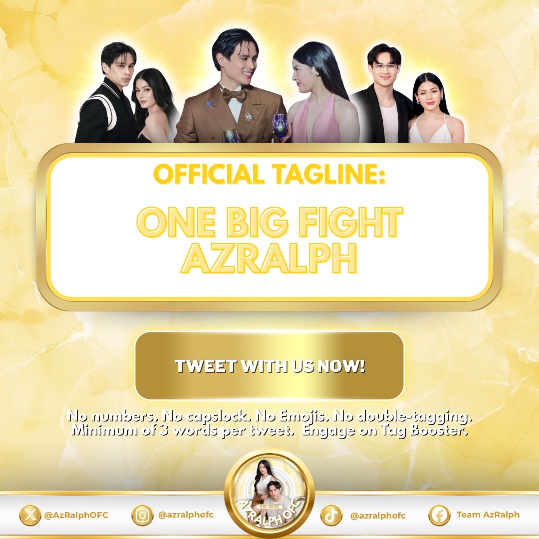 Since we are challenged to reach two million views, let's stream and do a twitter party!

Stream Naiilang MV: youtu.be/jlzjHKqHoiA?si…

Repost, like and reply fifty times, "Stream Naiilang MV" using our tag

ONE BIG FIGHT AZRALPH