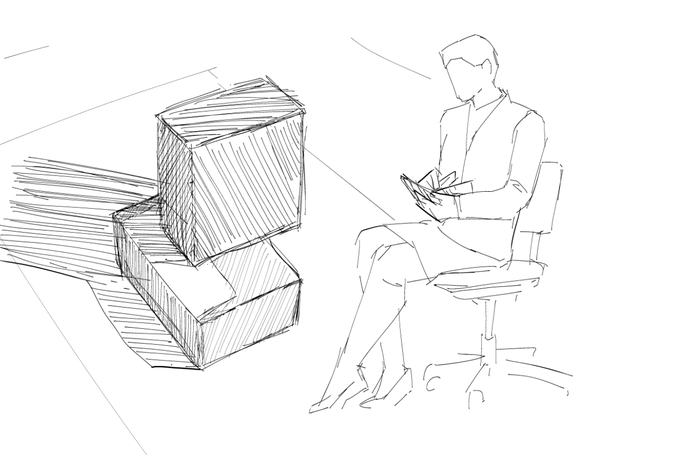 今日のクロッキ- 