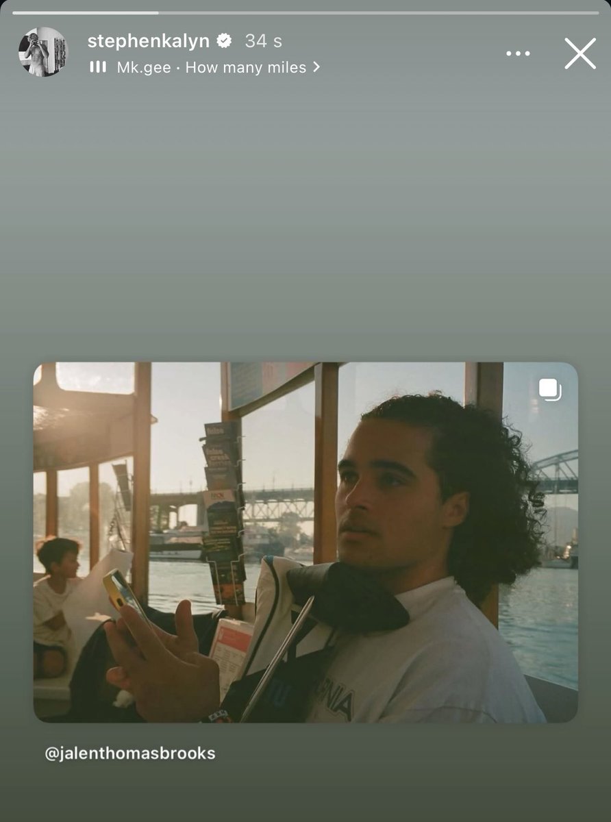 Jalen o xodó do cast!😭💖— Stephen via Instagram stories.