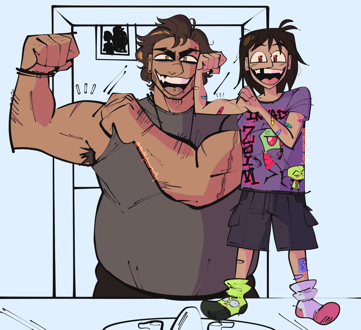 tedbearbelly's tweet image. More Dadam stuffs! #HazbinHotel #HazbinHotelAdam #HazbinHotelCain