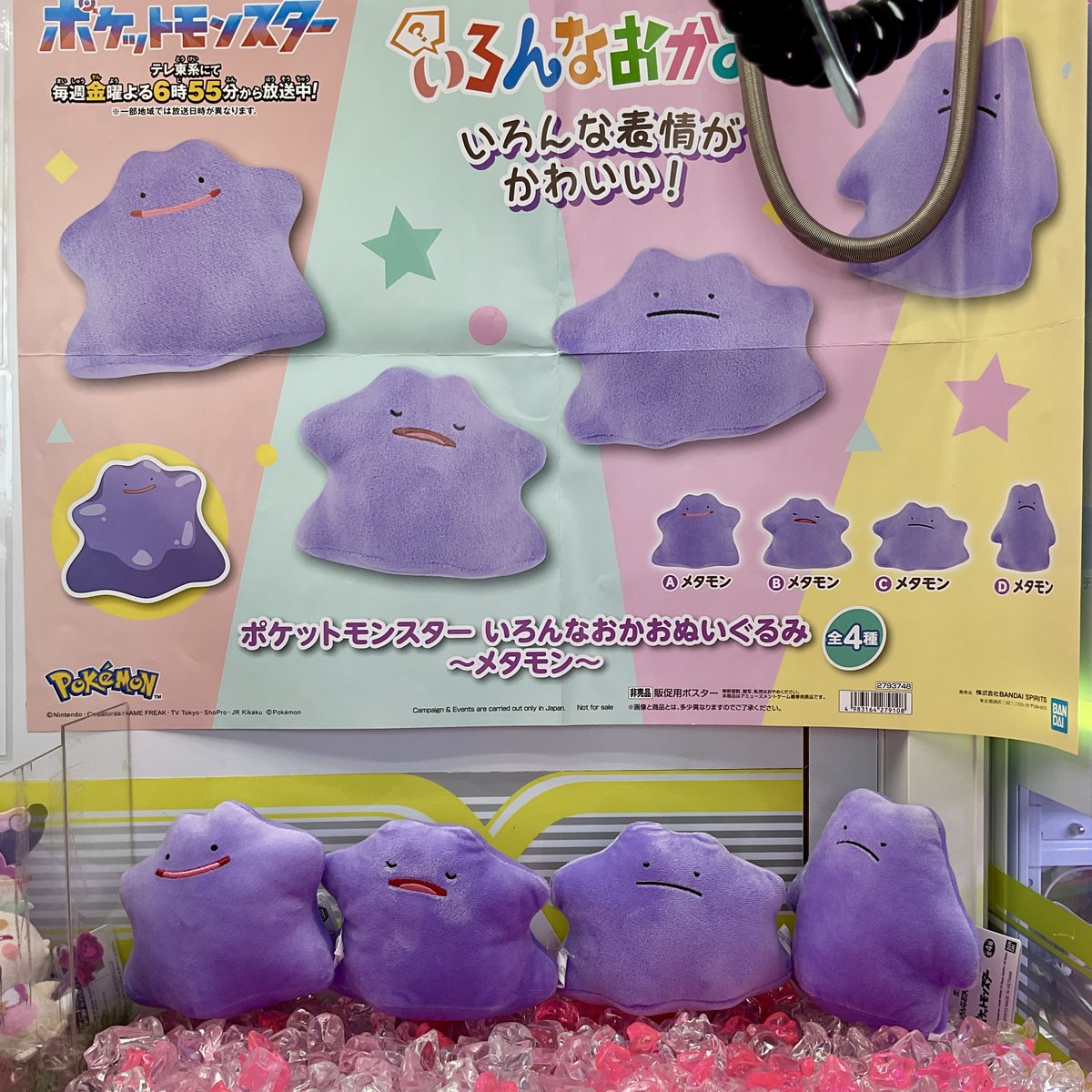 プライズ入荷情報】 『ポケットモンスター いろんなおかおぬいぐるみ