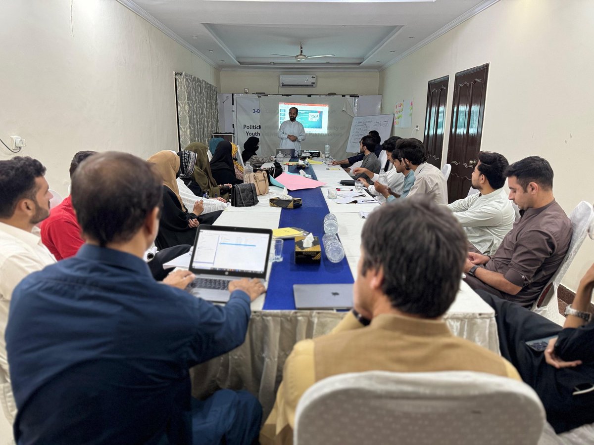 Day 2 | 3-Day Capacity Building Training Workshop on "Political Mobilization &amp; Connectivity of Youth Activists"
Peshawar | 12-14 Sept 2025 | Organized by CRPD

Sessions and activities:
Mehran Wazir
Dr. Khadim Hussain 
Dr. Ilam Khan

#Youth #Peace #Democracy