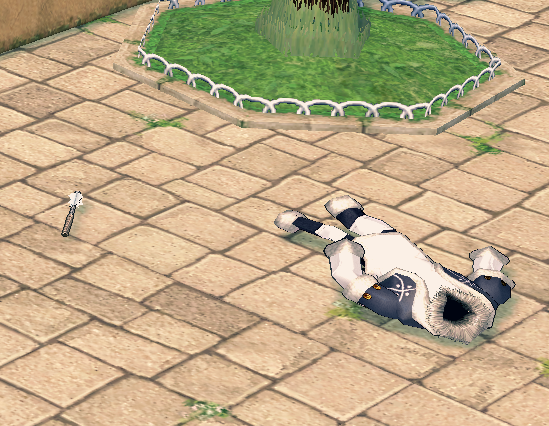 jjik_ramgee's tweet image. 발레스에서 살다가 온 자이언트가 던바튼 더위를 이기지 못하고 녹았구나