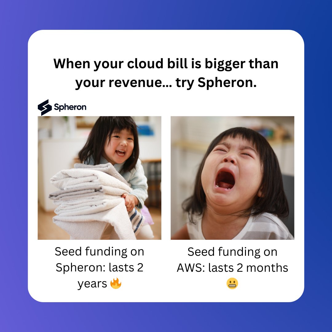 Thecryptodrey1's tweet photo. Centralized clouds: crying in fees 😭, $SPON: laughing in decentralization 😂
@spheron https://t.co/62YnkemtwW