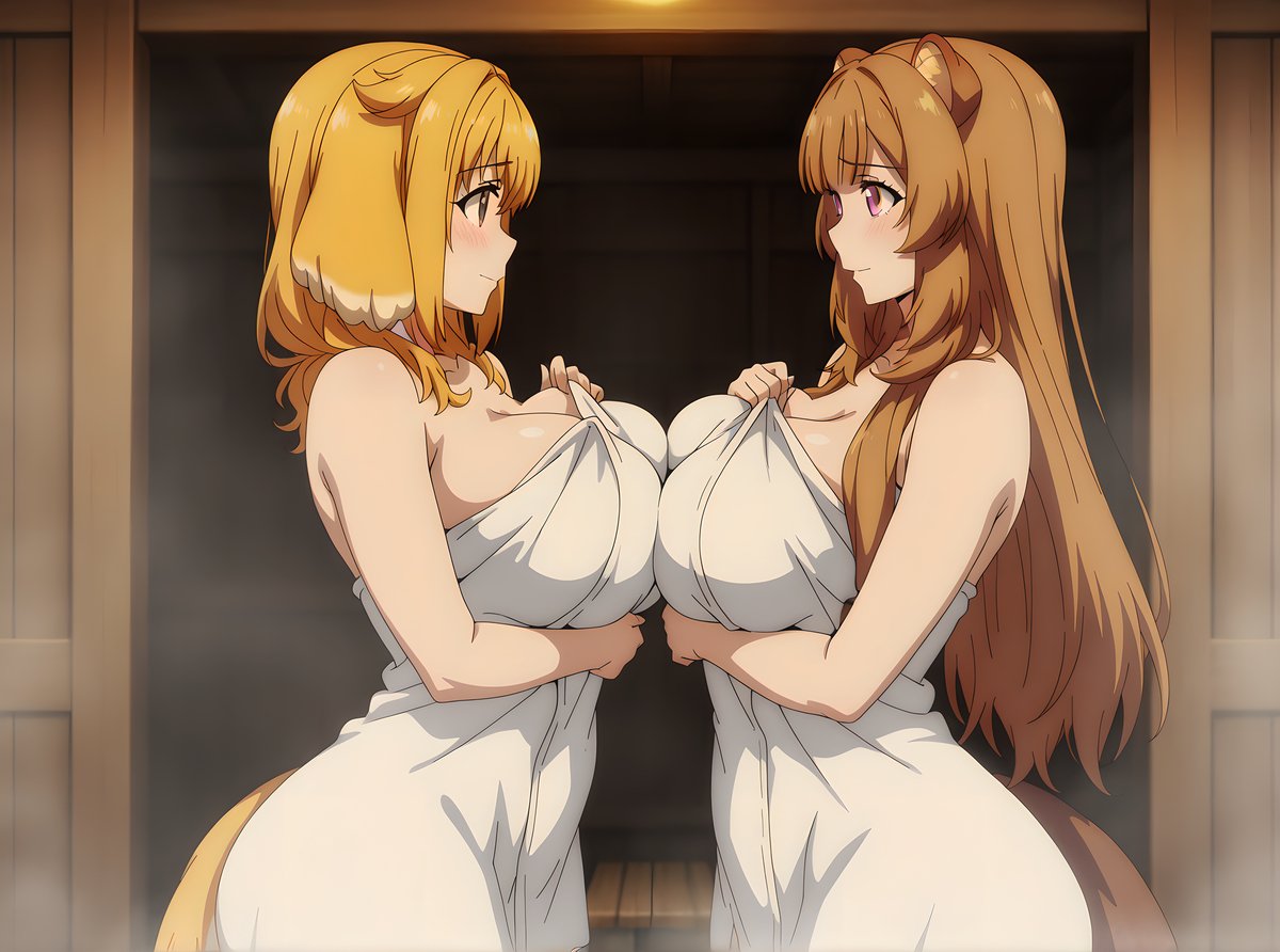 waifuheaven69's tweet photo. Roxanne 💛 x Raphtalia 💗 https://t.co/5kWtIYckBy