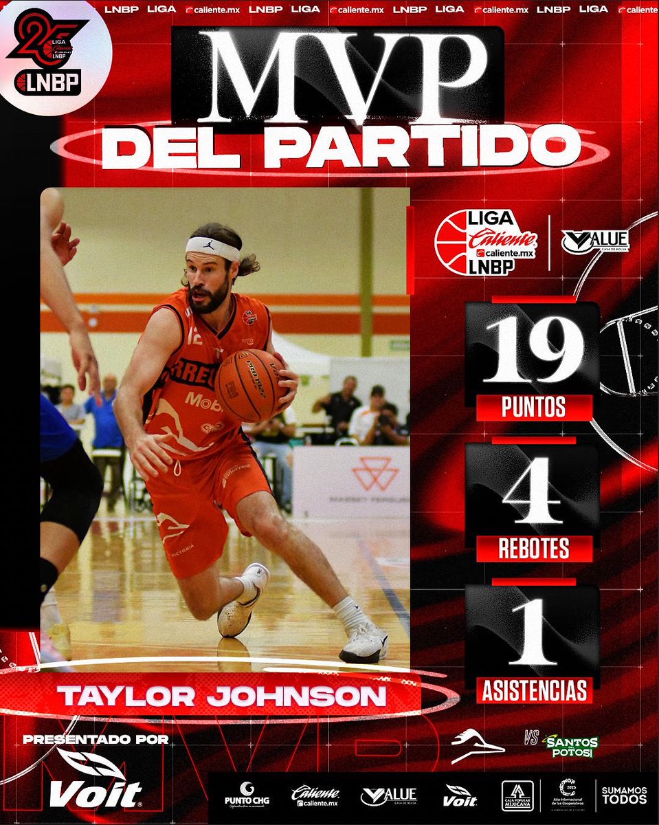 LNBPoficial's tweet image. MVP DEL PARTIDO

Liga Caliente.mx LNBP 🔥🏀
#MarcandoLaDiferencia  #Temporada2025

 @calientesports @puntochg @valuegf @CajaMexicana  @voit_mx