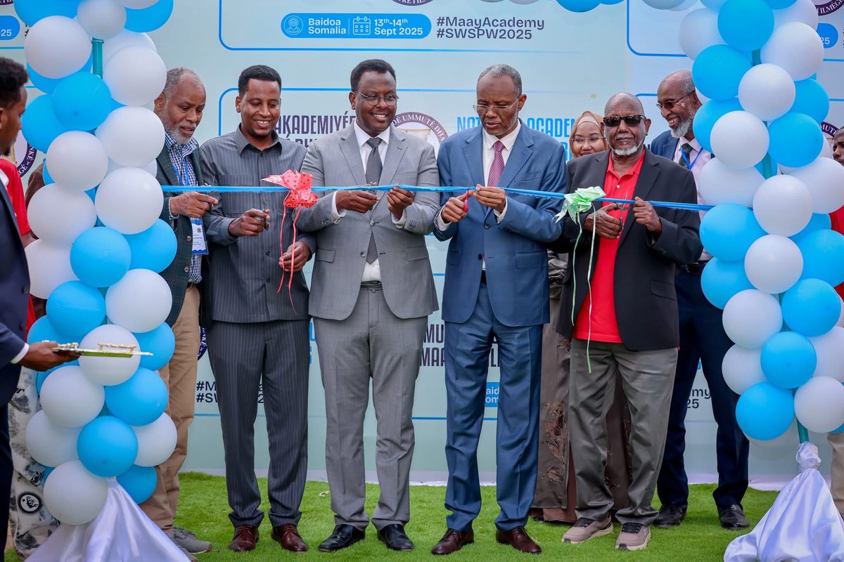 Hapsomalia's tweet photo. 1/1 
We are pleased to attend the launch of the National Academy of Maay Culture and Sciences. This important initiative will contribute to the development of Maay culture, the promotion of peace, and the advancement of education through both learning and research. https://t.co/1mR0E3R6ow