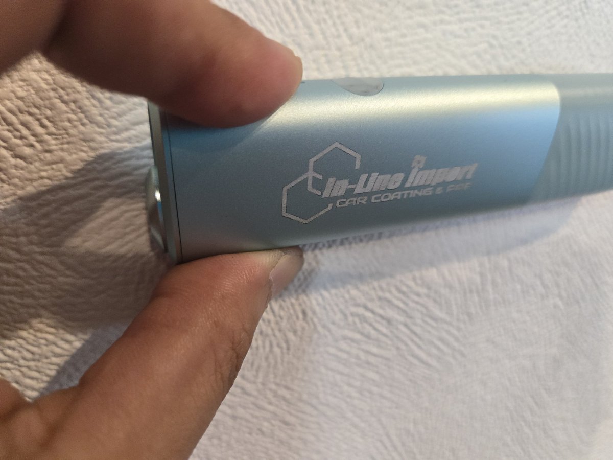 電子タバコを吸われる方、レーザー刻印どうですか？明日の富士でスバルの秋祭りで承ります‼️片面2,000円、両面3,500円で承ります。IQOSだと角度によってハッキリ見えます🎵明日、サンプル展示致します🚬
#富士でスバルの秋祭り
#電子タバコ刻印 
#IQOS刻印